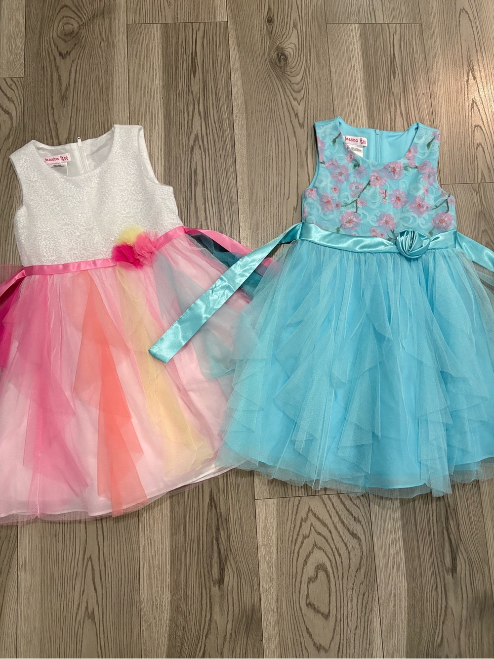 Jessica Ann Girls Party Tulle Dresses Size 6